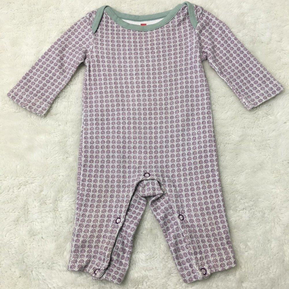 Tea Baby Onesie purple and Green Size 3-6 Months